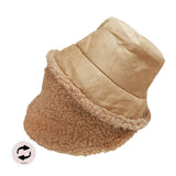Fashionable Winter Reversible Faux Fur Sherpa Bucket Hat