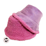 Fashionable Winter Reversible Faux Fur Sherpa Bucket Hat