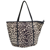 Faux Leather Leopard Patterned Shoulder Bag