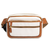 Multifunctional Fashion Fanny Pack – Adjustable Shoulder Strap Travel Breast Bag in Vegan Leather, Ideal Chest Purse for Holiday Sports and Running, Stylish Crossbody Waist Bag for Women