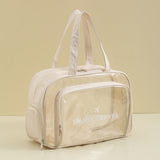 Waterproof beach bag, wet and dry separation fitness bag, toiletry bag, storage goggles, swimsuit swimming bag, Transparent Cosmetic Bag,