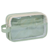 Large Capacity Transparent Pencil Case - Perfectly Designed Stationery Box for Girls in Primary and Junior High School with Simple Separation