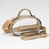 Football Shaped Transparent Crossbody Bag