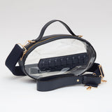 Football Shaped Transparent Crossbody Bag