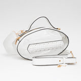 Football Shaped Transparent Crossbody Bag