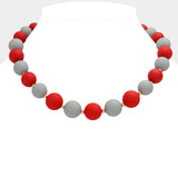 Women's Game Day Beaded Necklace