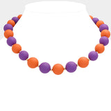 Women's Game Day Beaded Necklace