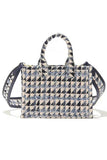 Geometric Mini Tote Bag