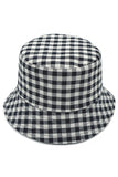 GINGHAM REVERSIBLE BUCKET HAT