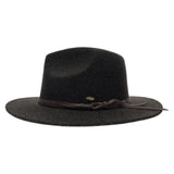 Hitch Knot Trim Vegan Fabric C.C Panama HAT