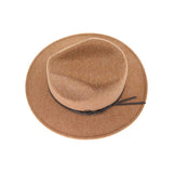 Hitch Knot Trim Vegan Fabric C.C Panama HAT