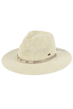 C.C Hard Shaped Panama Hat