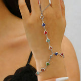 Colorful Geometric Heart Candy Jewelry Set