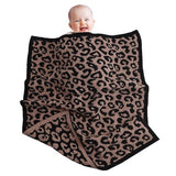 Kids Leopard Pattern Animal Print Soft Cozy Blanket
