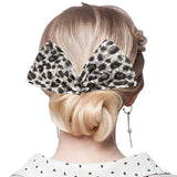 Leopard Patterned Deft Bun Maker Hair Band