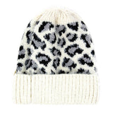 Leopard Print Beanie Hat Leopard Pattern Winter Hat