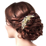 Marquise Stone Accented Rhinestone Hair Comb