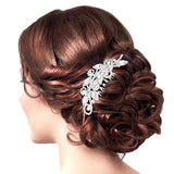 Marquise Stone Accented Rhinestone Hair Comb