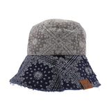 Multi Color Paisley Bandana C.C Bucket Hat