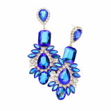 Multi Stone Evening Earrings