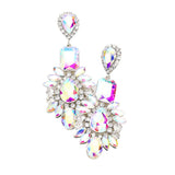 Multi Stone Evening Earrings