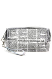 Newspaper Print Pouch
