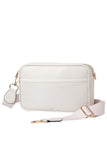 Compact Crossbody Camera Bag with Wide Shoulder Strap