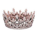 Oval Stone Accented Pageant Crown Tiara
