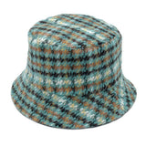 Plaid Check Patterned Bucket Hat