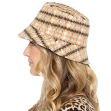 Plaid Check Patterned Bucket Hat
