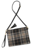 Plaid Pattern Crossbody Bag