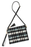 Plaid Pattern Crossbody Bag