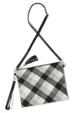 Plaid Pattern Crossbody Bag