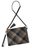 Plaid Pattern Crossbody Bag