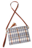 Plaid Pattern Crossbody Bag