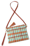 Plaid Pattern Crossbody Bag