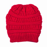 Plush Cable Knit Hat Beanie Fleece Lined Beanie