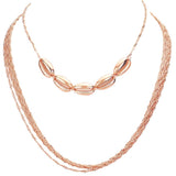 Puka Shell Multi Layer / Multi Chain Necklace