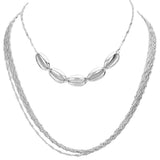 Puka Shell Multi Layer / Multi Chain Necklace