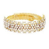 Rhinestone Crystal Pave Evening Bracelet