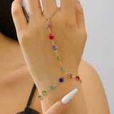 Colorful Geometric Heart Candy Jewelry Set