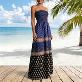 Summer Trendy Sexy Strapless Maxi Dress