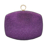 Shimmery Evening Clutch Bag Clasp Closure