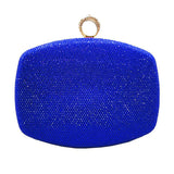 Shimmery Evening Clutch Bag Clasp Closure