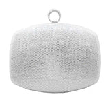 Shimmery Evening Clutch Bag Clasp Closure