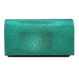 Shimmery Evening Clutch Bag One Inside Slip Pocket