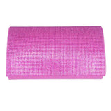 Shimmery Evening Clutch Bag One Inside Slip Pocket