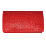 Shimmery Evening Clutch Bag One Inside Slip Pocket