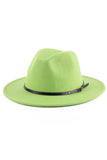 SOLID BRIN BELT HAT