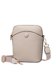 Solid PU Mini Crossbody Bag